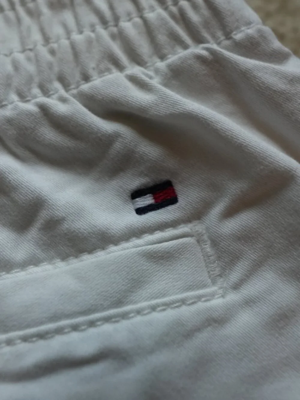 Large White Tommy Hilfiger Shorts